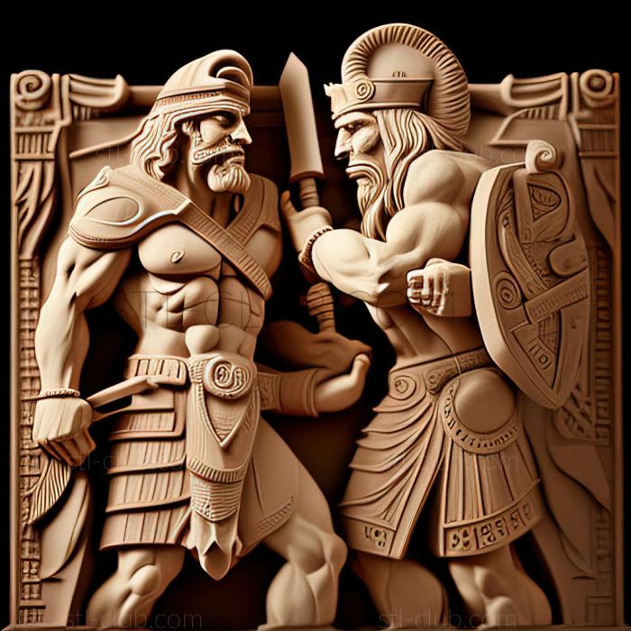 3D model Ancient Family Matters Rampald VS Torideps (STL)